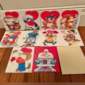 Vintage Valentines with Envelopes Carlton Cards